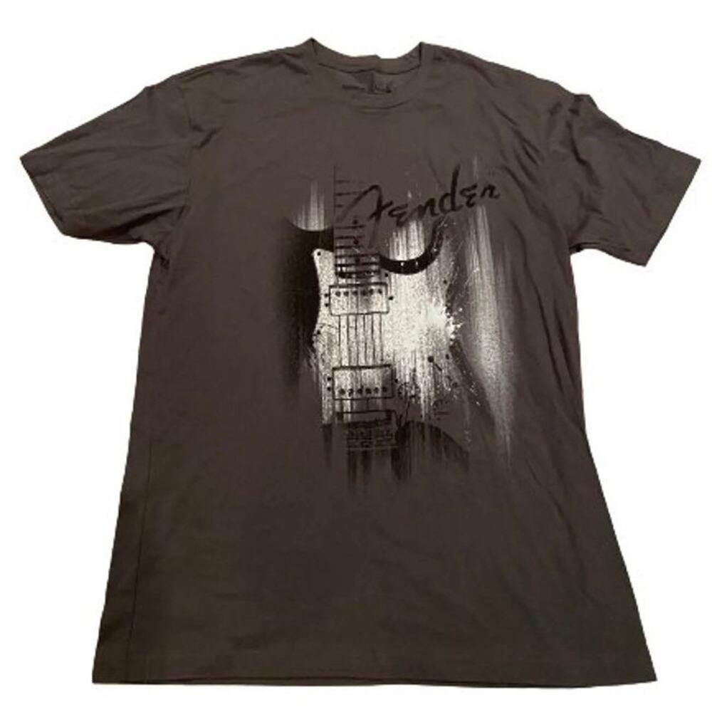 Hard Rock Hotel Men’s LG Fender Guitar Graphic T-shirt